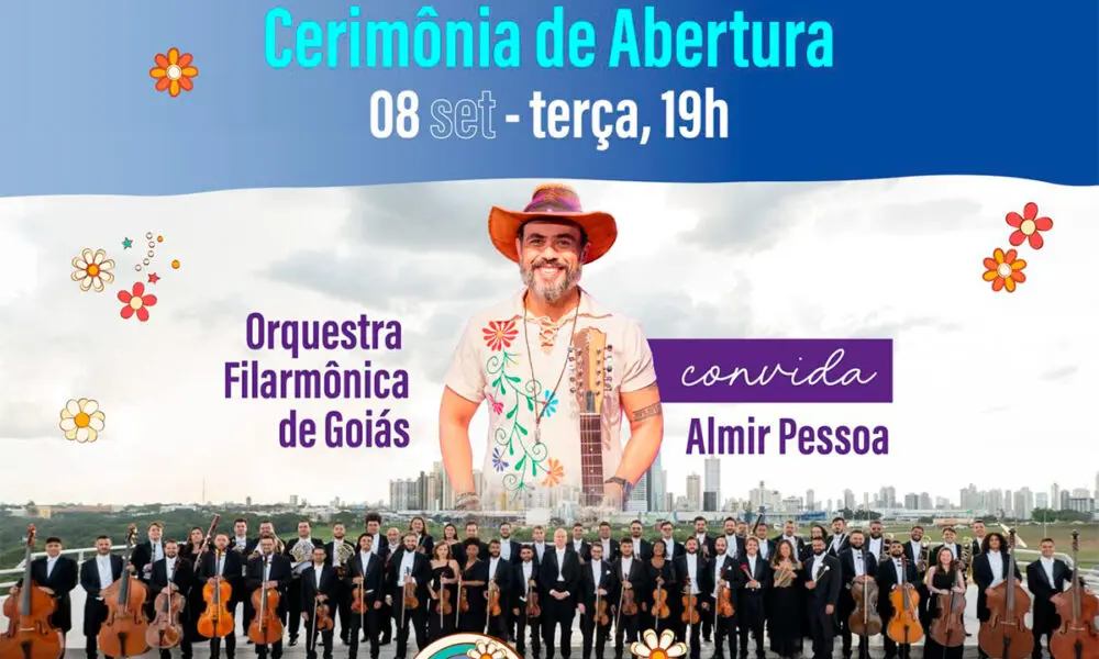 Programação completa do Canto da Primavera 2026 em Pirenópolis 